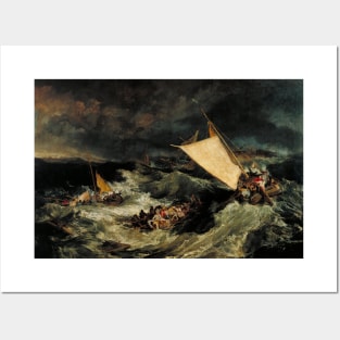 High Resolution William Turner The Shipwreck 1805 Posters and Art